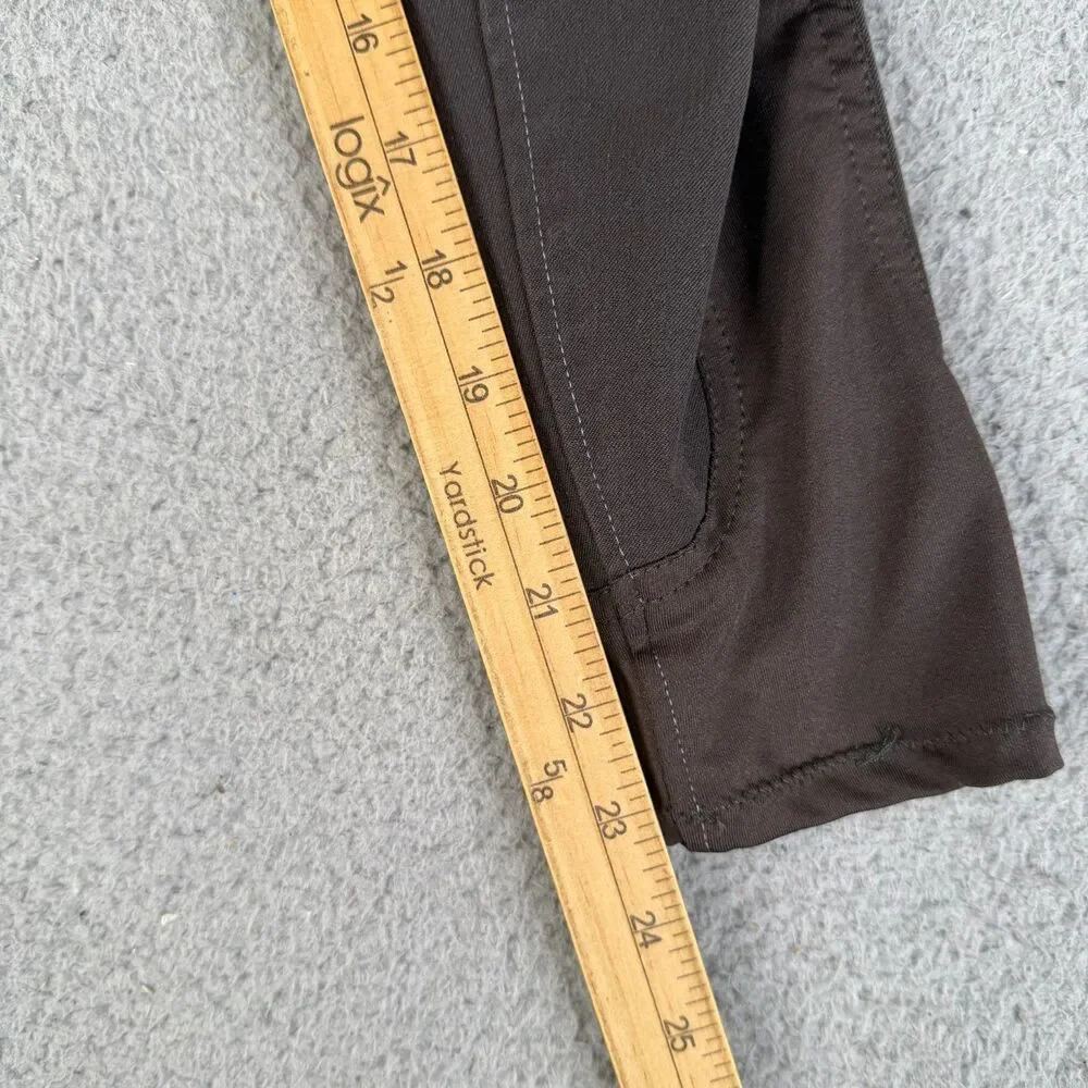 PIPER by SmartPak Riding Breeches Pants Girls 14 Gray Purple Knee Patch Stretch